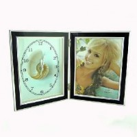 Часы+рамка 15*20 см, цвет черный Часы+рамка 15*20 см, цвет черный
