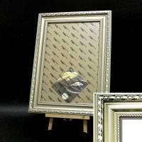 Рамка пластик40*60(6302-150)серебро63мм