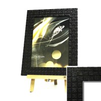 Рамка пластик40*60 (4710-260)корич КЛЕТКА(10) 45мм