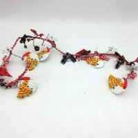 Гирлянда декор NYполист СНЕГОВИК (1/192)88см