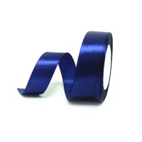 Лента атласная шир 2,5см, дл.25ярд 38  синий