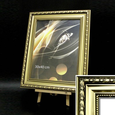 Рамка пластик40*60(6302-111)золото63мм