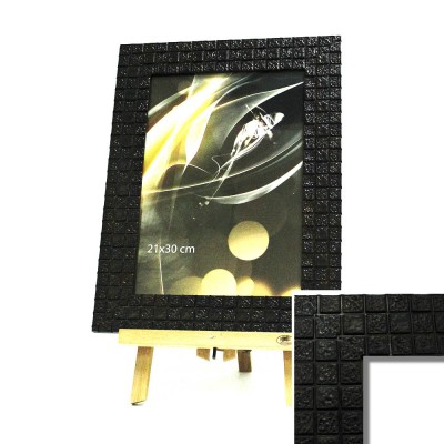 Рамка пластик40*60 (4710-260)корич КЛЕТКА(10) 45мм